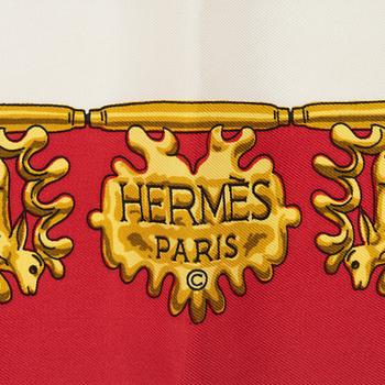 Hermès, scarf, "Les Cavaliers d'Or".