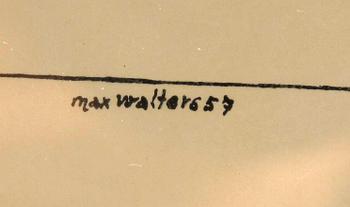 MAX WALTER SVANBERG, färglitografier, 12 st, sign o dat i trycket Max Walters 57 samt BÖCKER, 3 st.