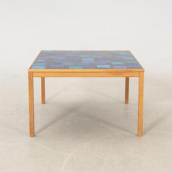 Algot Törneman & David Rosén, coffee table, "blue square", Triva, Nordiska Kompaniet, 1950s.