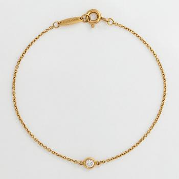 Tiffany & Co, Elsa Peretti, rannekoru, "Diamonds by the Yard", 18K kultaa, timantti n 0.08 ct.