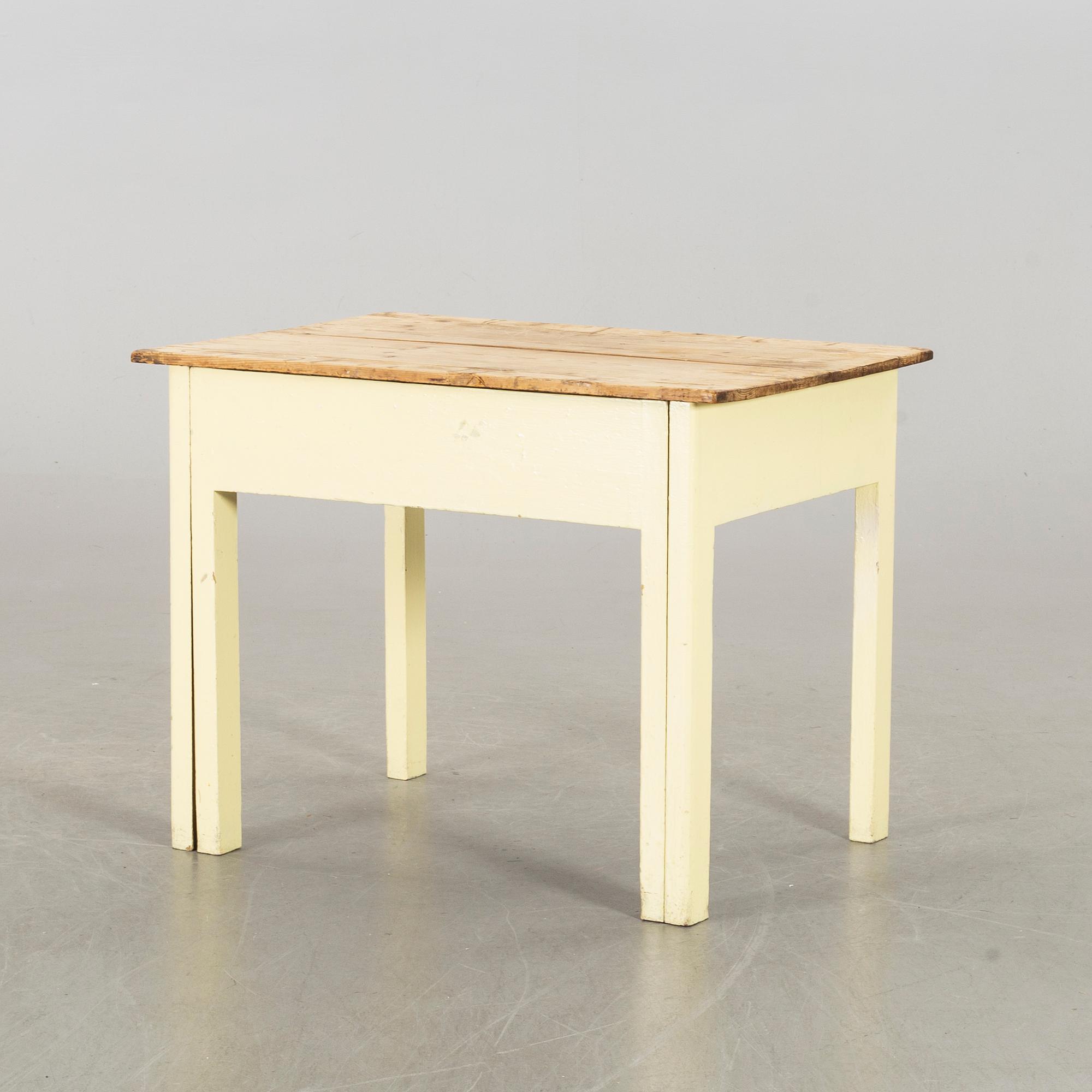 An early 1900's kitchen table.