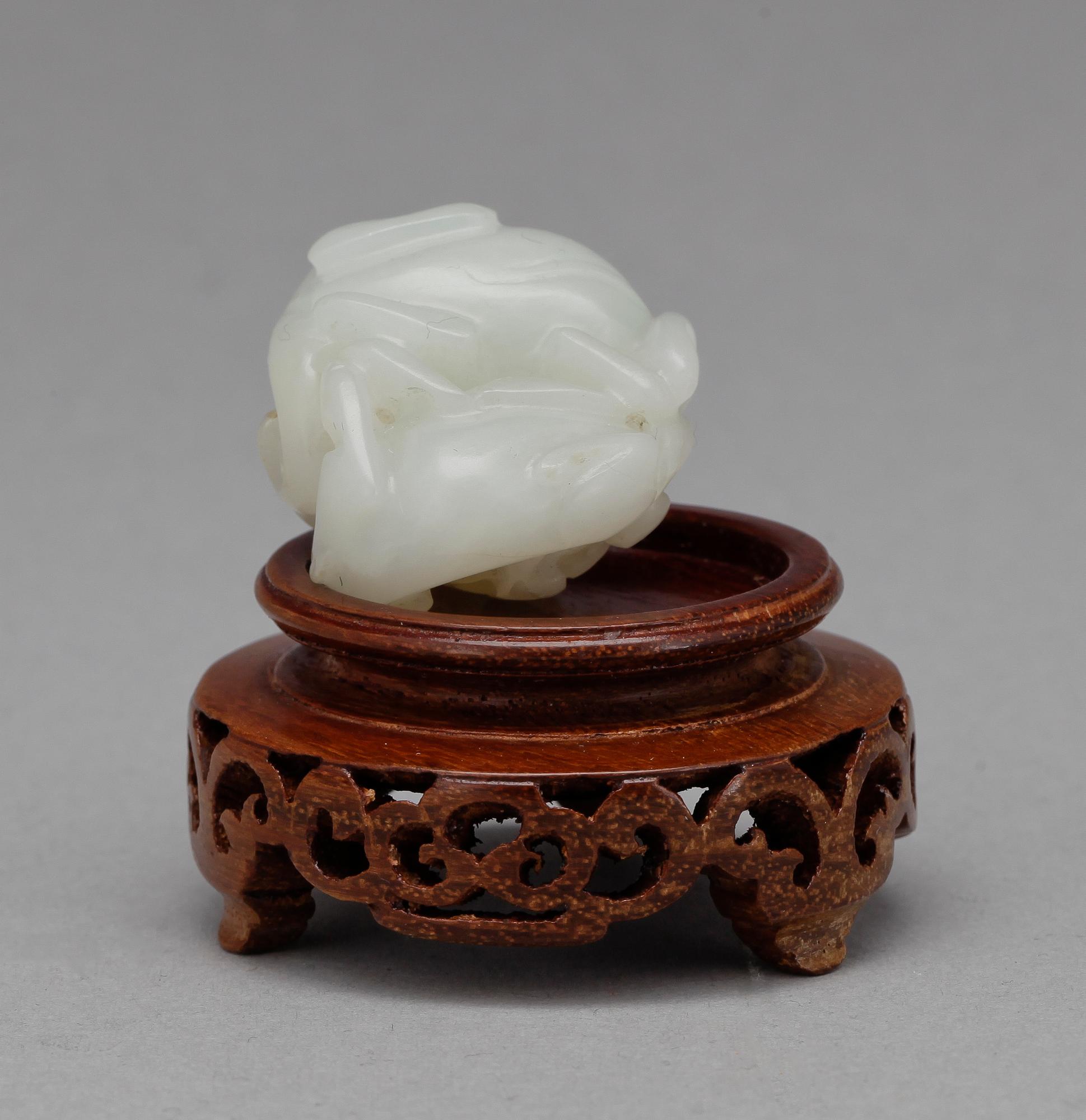 FIGURIN, jade, Kina, 1900-tal.