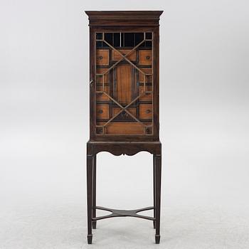 Display cabinet, likely England 19th century.