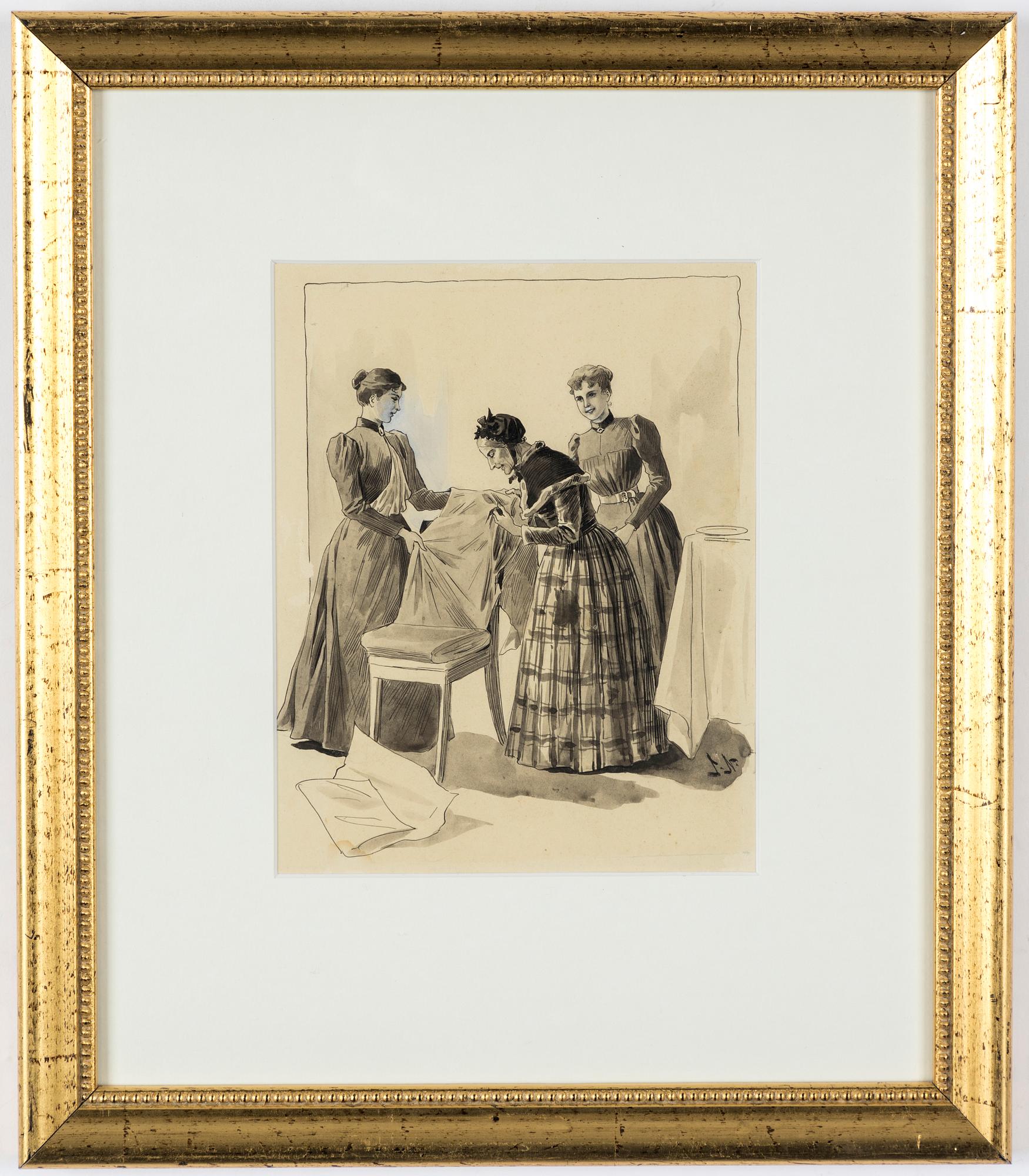 Jenny Nyström, Granskning av tyg.