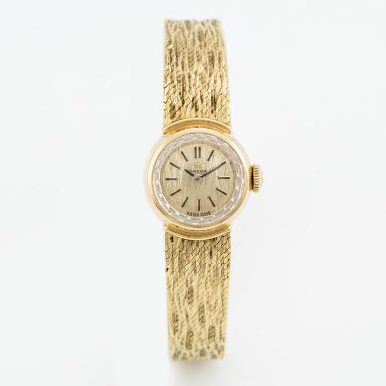 Omega, wristwatch, 18 mm.