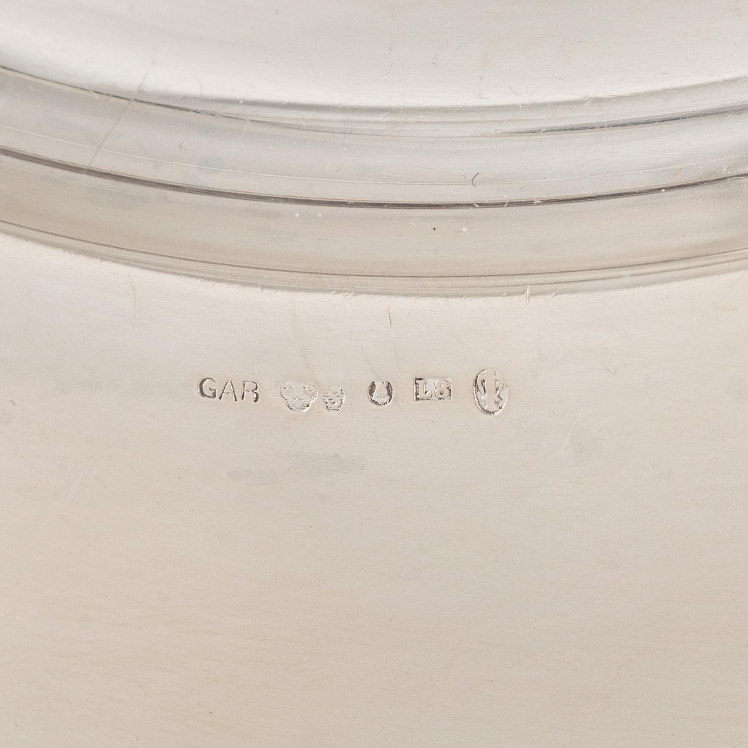 A Swedish silver plate, mark of GAB (Guldsmedsaktiebolaget), Stockholm 1937.