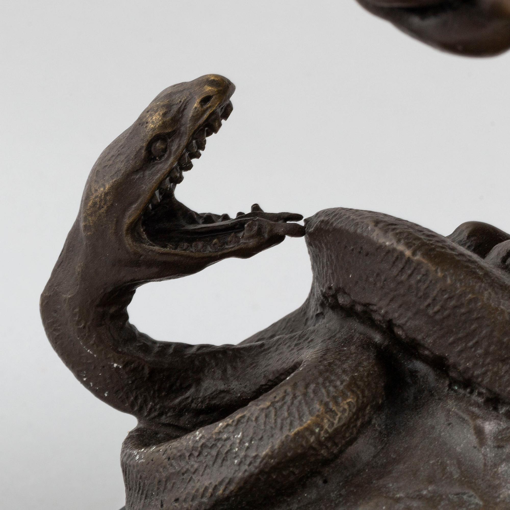 ANTOINE LOUIS BARYE, after, Sculpture, bronze. Height 35 cm, length 42 cm.