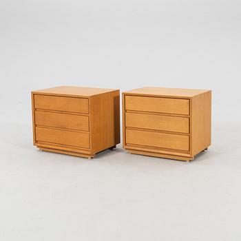 Pair of bedside tables late 20th century.