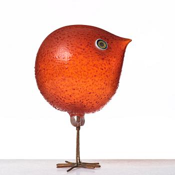 Peter Pelzel, a "Pulcino" glass bird, Vistosi, Italy 1960's.