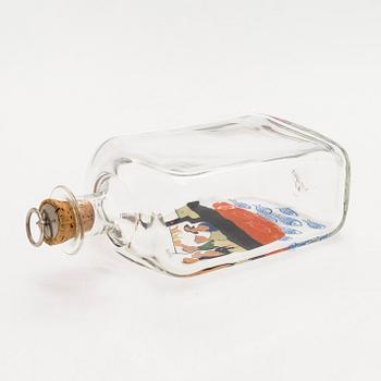 Tapio Wirkkala, a glass 'Princess Armada' liquor bottle signed TW Iittala.