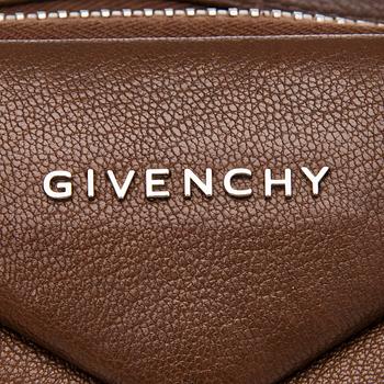 Givenchy Brown Leather Medium Antigona Bag.