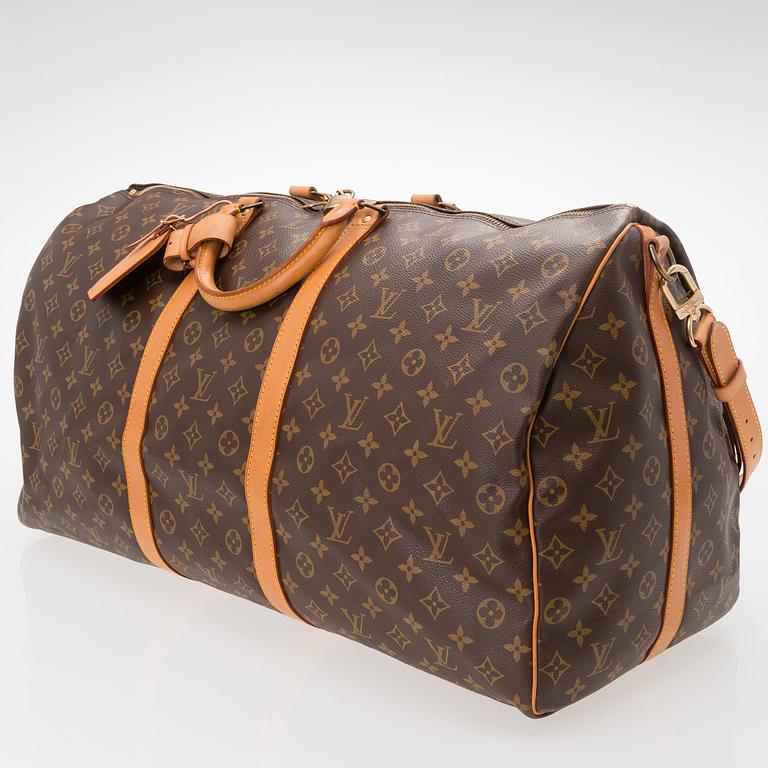 LOUIS VUITTON, Monogramcanvas Keepall 60 Bandoulière.
