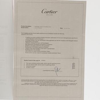 Cartier, Panthère, armbandsur, 21,5 x 21,5 (29,5) mm.