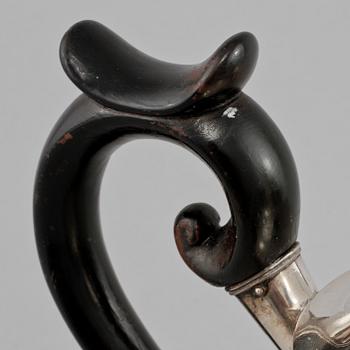 TEKANNA, silver, Barkander och Söhrling, Linköping, 1832. Vikt 810 g.