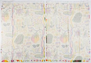 Josef Frank, a pair of linen curtains, 'Hawaii', Svenskt Tenn, Sweden.