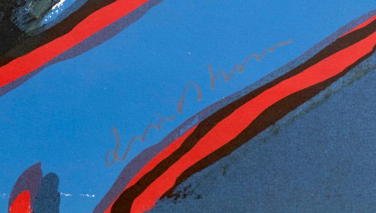 Bengt Lindström, lithgoraph signed and numbered EA IV/XV.