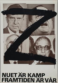 10 political posters from Sweden, 1960s and 70 s, Sweden.