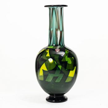 Eva Englund, Vase, glass, Orrefors 1988.