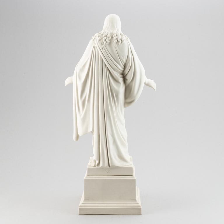 Bertel Thorvaldsen, a parian sculptur of Christ, Gustavsberg.