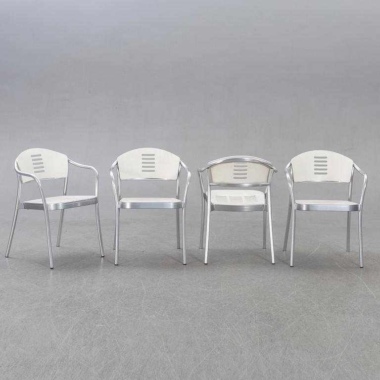 Vico Magistretti, chairs 6 pcs Kartell, Mauna kea alter part of the 20th century.