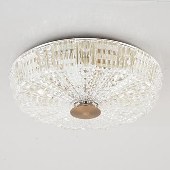 Carl Fagerlund, ceiling lamp, Orrefors.