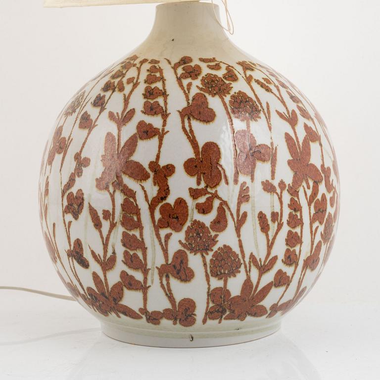 Carl-Harry Stålhane och Kent Eriksson, bordslampa, stengods, Designhuset.