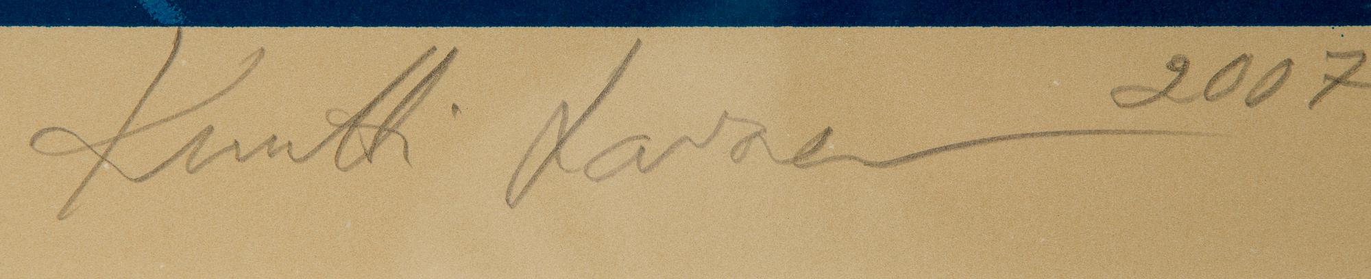 KUUTTI LAVONEN, litografia, signeerattu, numeroitu 36/60, ja päivätty 2007.