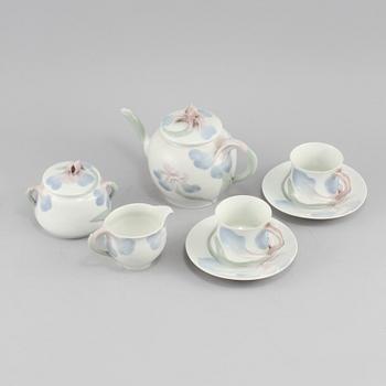 SERVISPORSLIN, 5 delar, "Iris", Alf Wallander, Rörstrand, jugend.