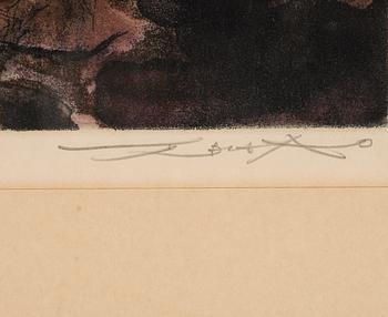 ZAO WOU-KI, färgakvatint, signerad och numrerad 145/150.
