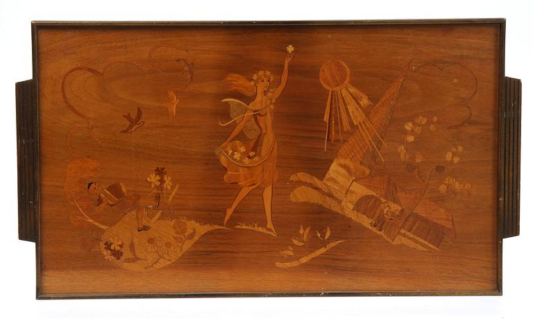 BRICKA, B. Ekman, Bohus Intarsia. 1900-tal.