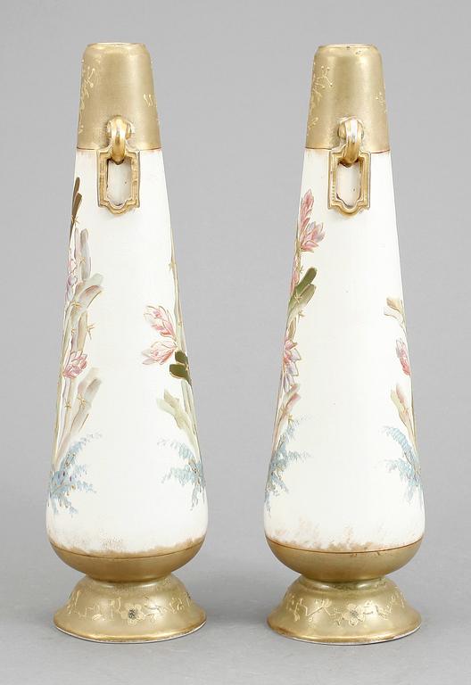 VASER, porslin, jugend, Royal Bonn, Tyskland, 1800-talets slut.