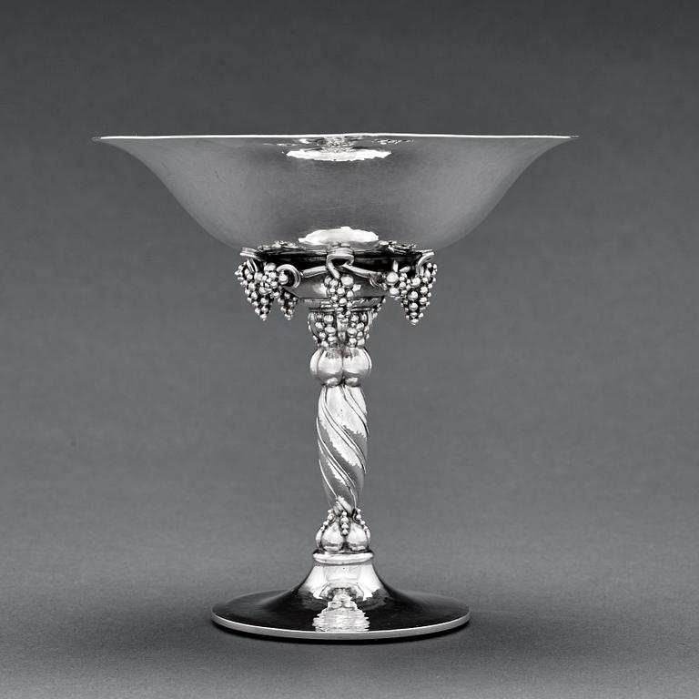 Georg Jensen, a sterling grape bowl, Copenhagen post 1945, (2012). Design nr 263B.