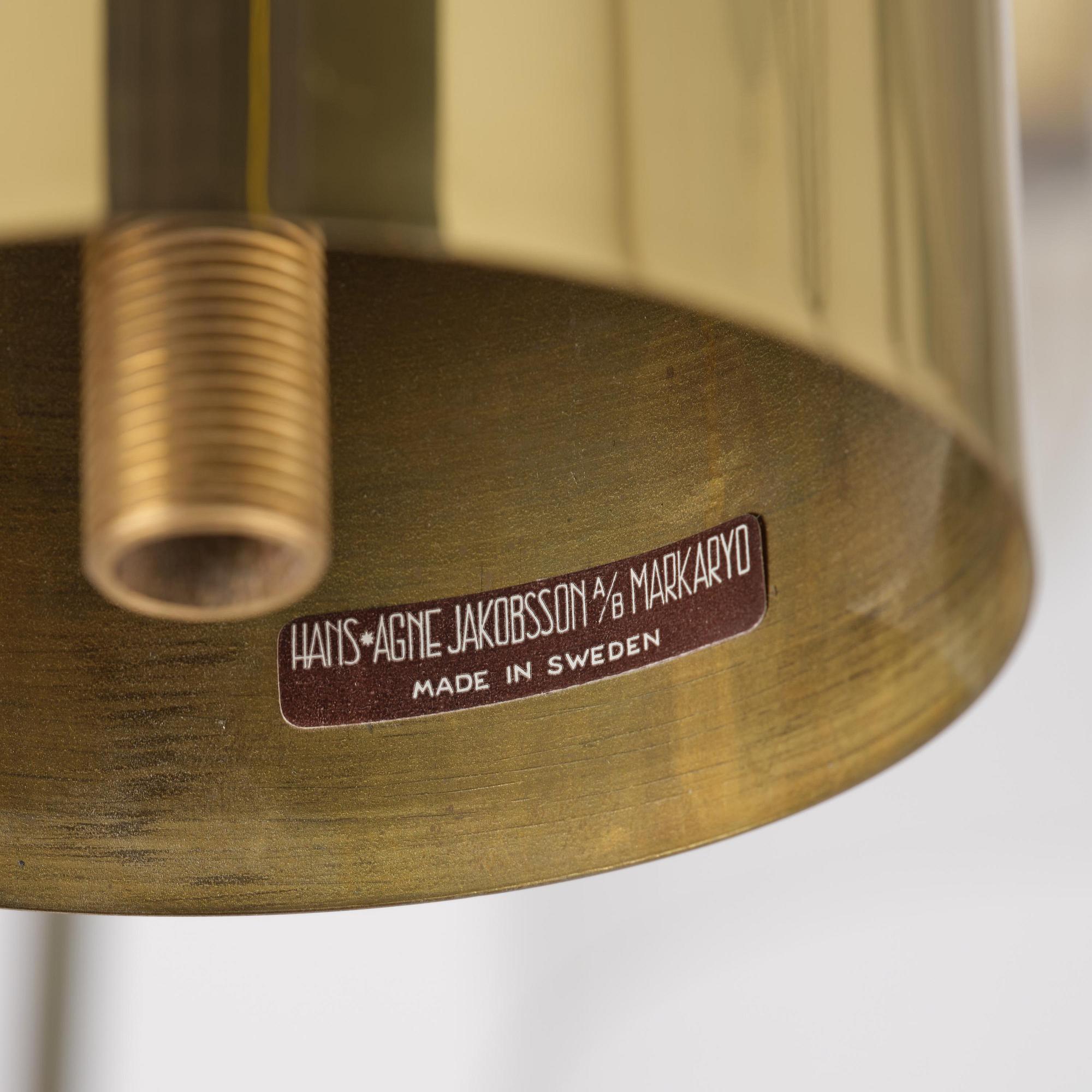 Hans-Agne Jakobsson, a ceiling lamp, Hans-Agne Jakobsson AB, Markaryd, 1960s.