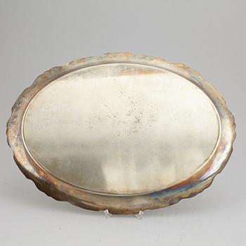 A silver plated hood, 20th Century.