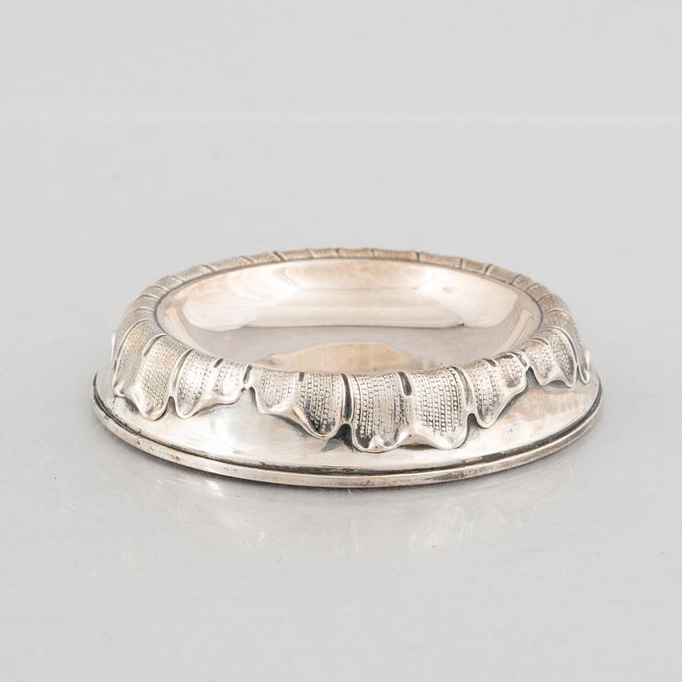 Ashtray, silver, GAB, Stockholm 1955.