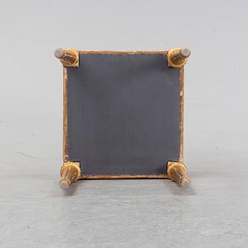 A Gustavian tabouret, decond half of the 18th Century.