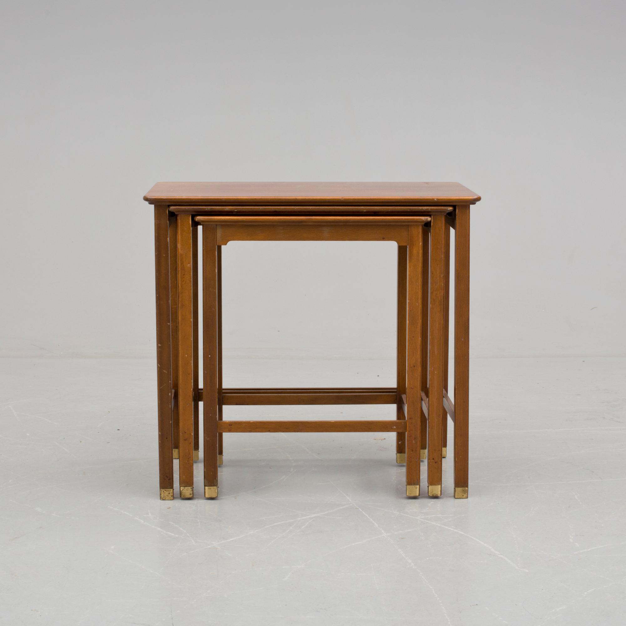 SATSBORD, 3 delar, Nordiska Kompaniet, 1900-talets mitt.