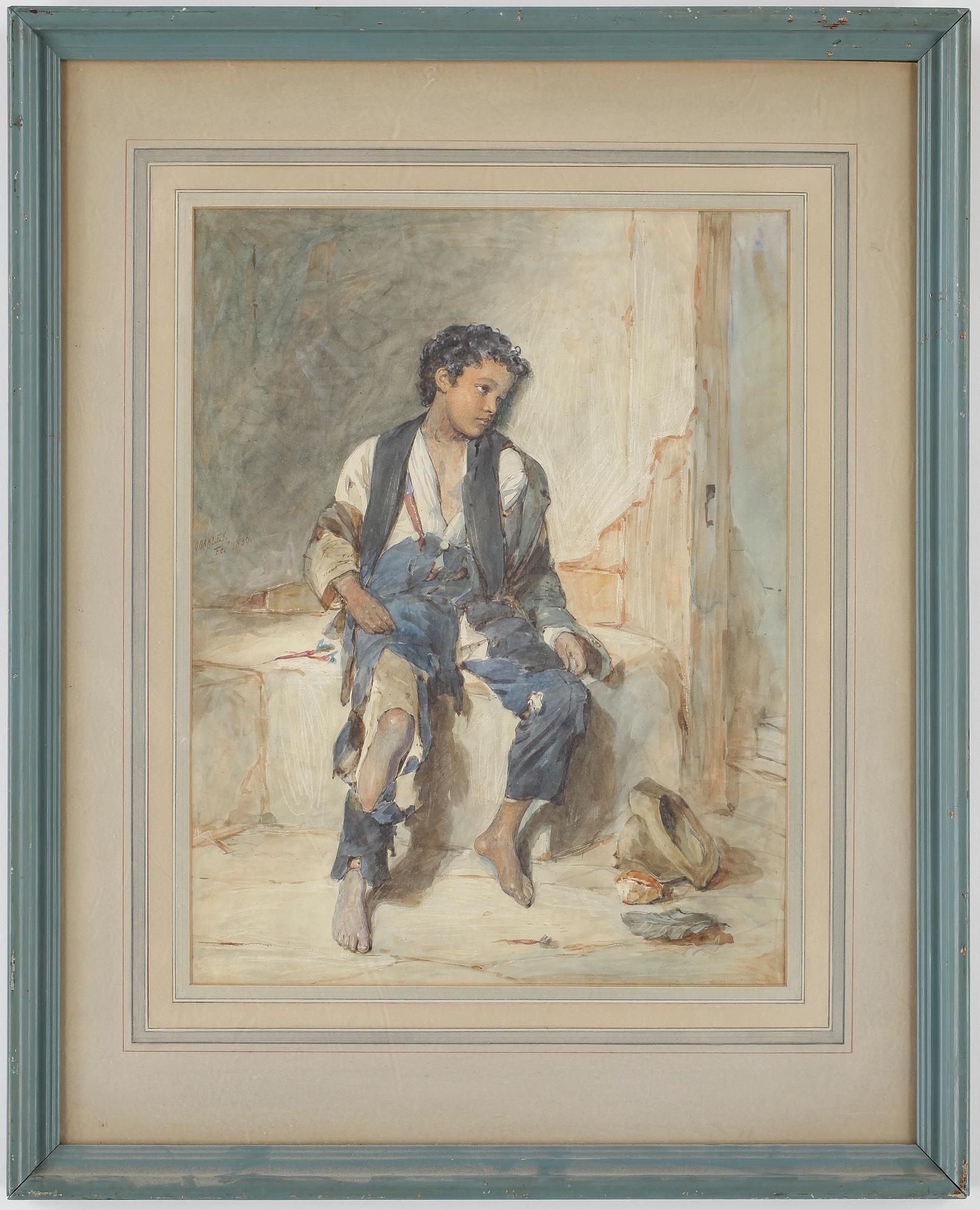 OCTAVIUS OAKLEY, bland teknik på papper, signerad och daterad, 1836.