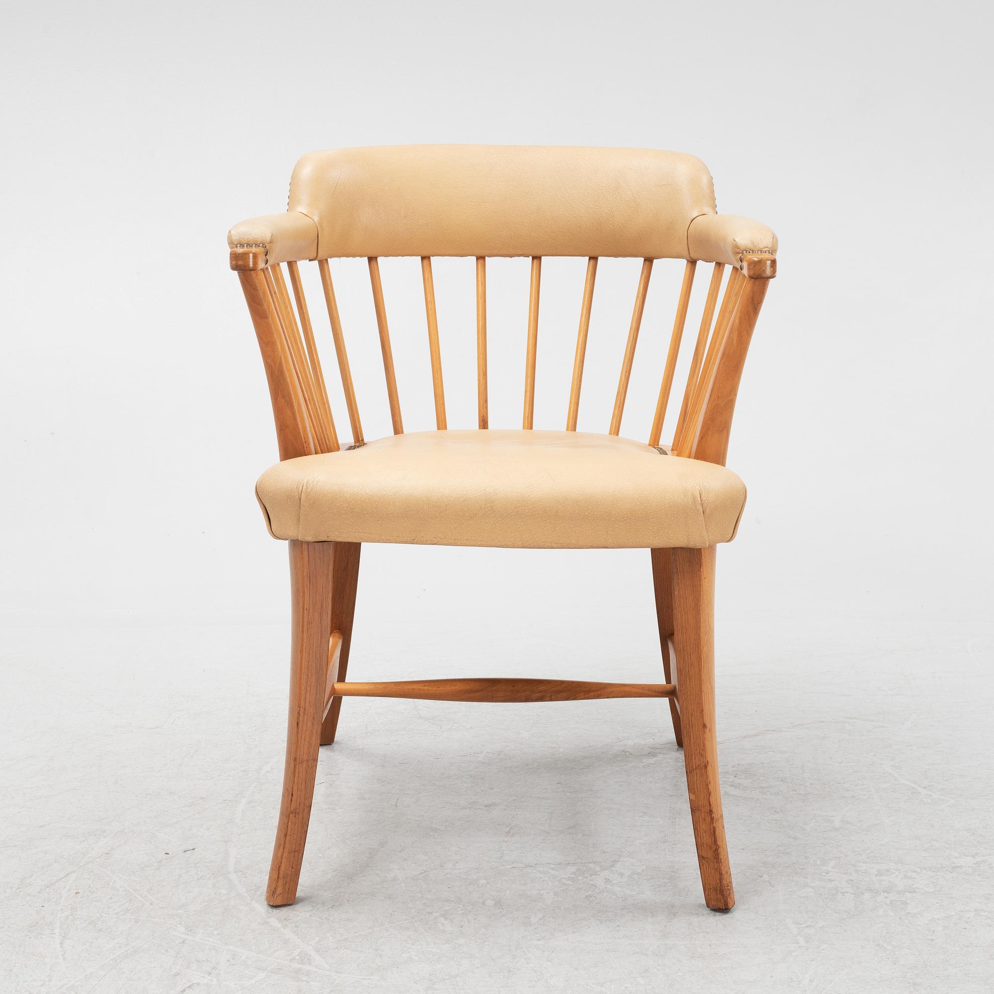 Josef Frank, Capitan's Chair', Svenskt Tenn, Sweden, model 789A.