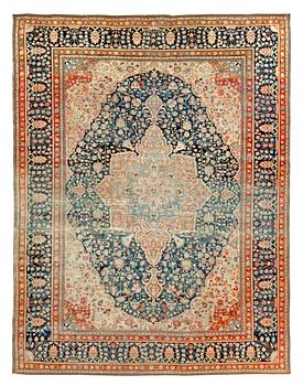 SEMI-ANTIQUE KASHAN so called Motachem. 289,5 x 229 cm.