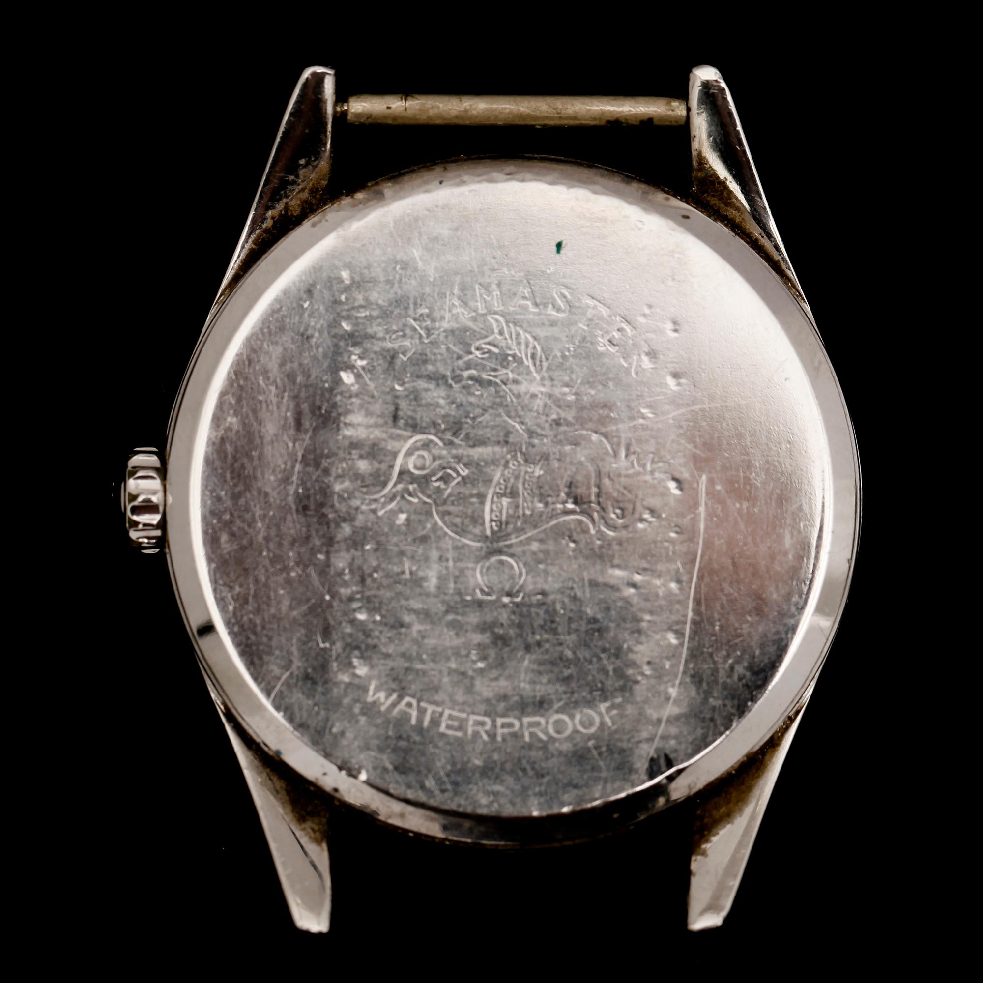 HERRARMBANDSUR, stål, Omega Seamaster.