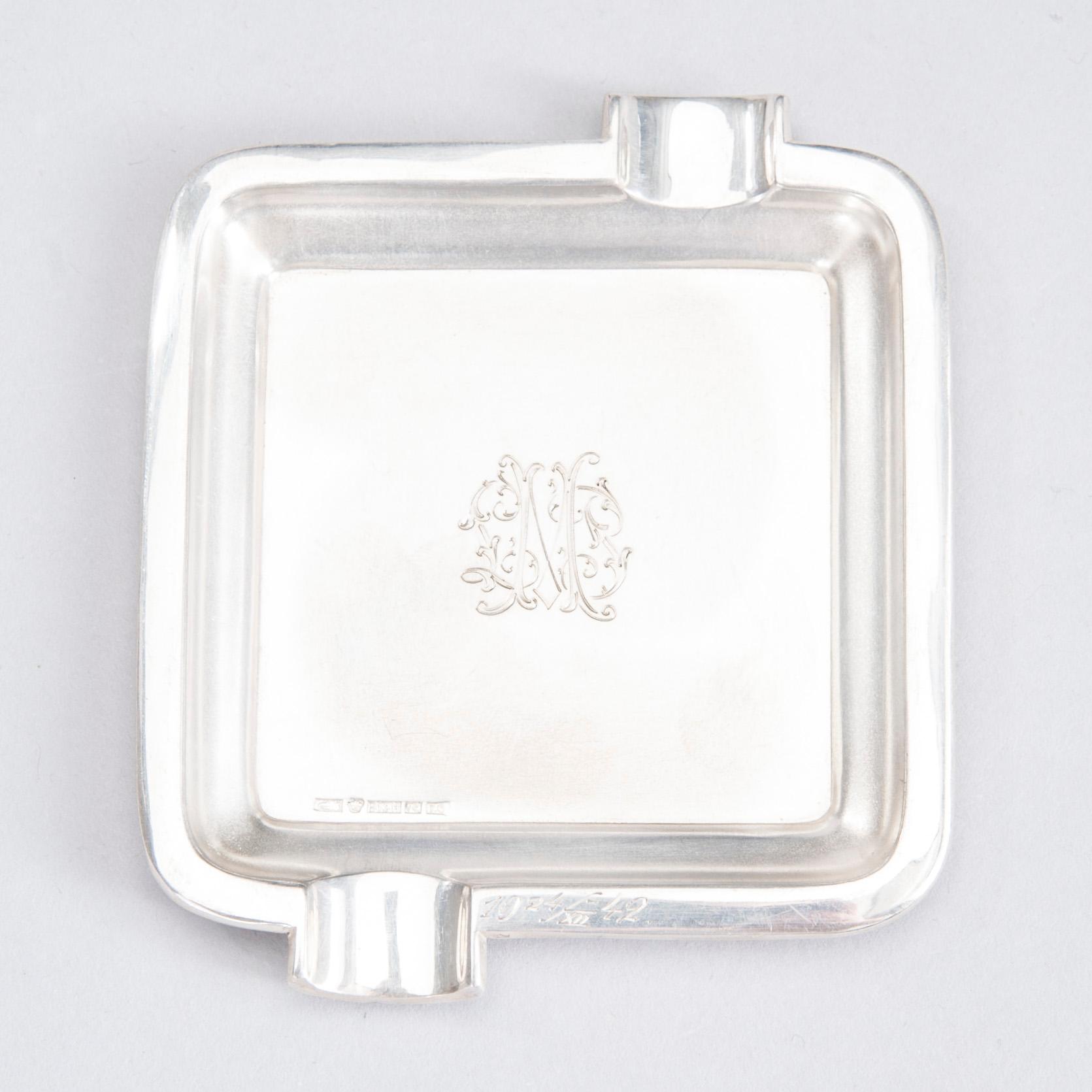 ASKKOPPAR, 13 st, silver, Auran Kultaseppä 1930-50-tal. Vikt tot. 326 g.