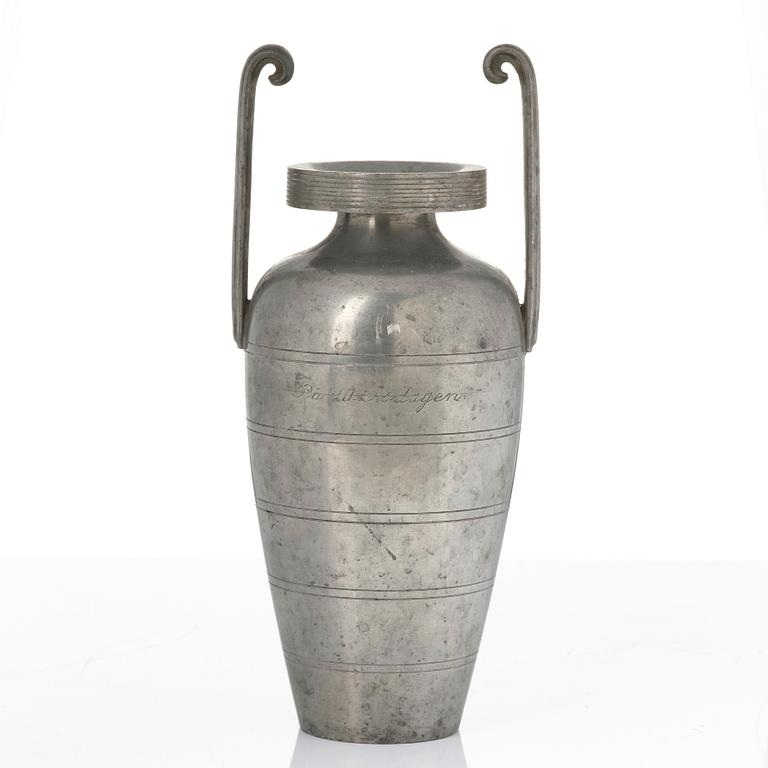 Sylvia Stave, a set of three vases, C.G. Hallberg, Stockholm, 1930s.