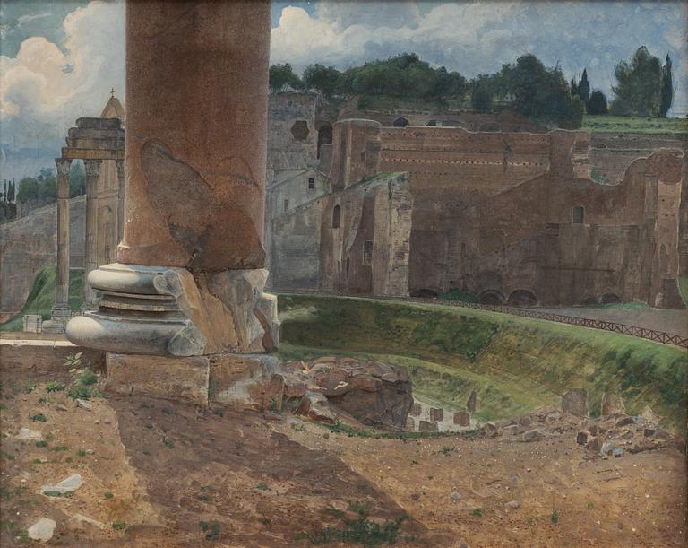 Unknown artist. 19th century. Forum Romanum, Rome.