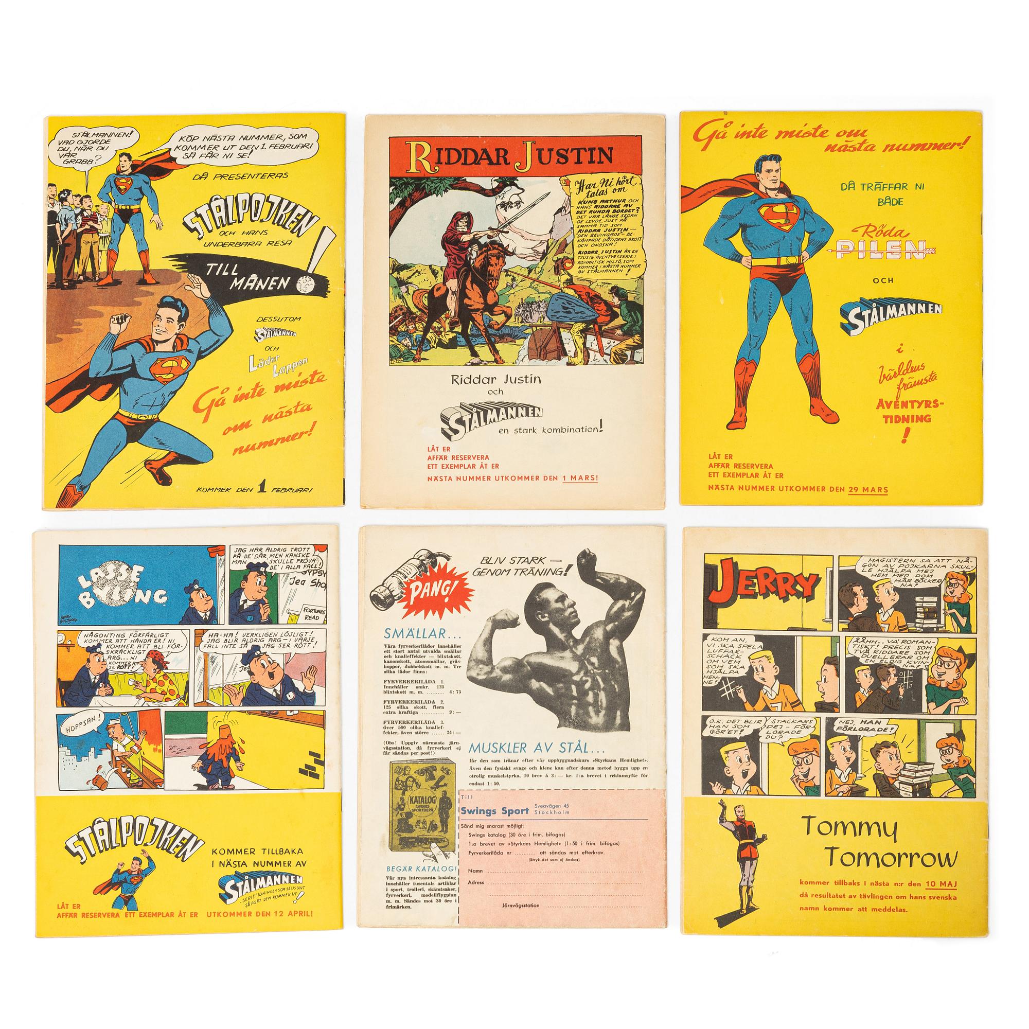 Comic books, 22, “Superman”, 1950 edition.