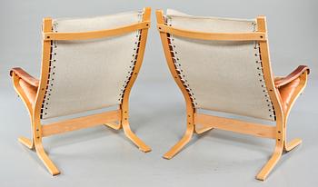 FÅTÖLJER, ett par, Ingmar Relling, Westnofa, Norge, 1900-talets andra hälft.