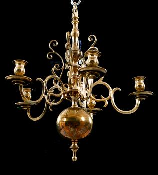 A chandelier from Skultuna, second half of the 20th century, hight 47 cm.