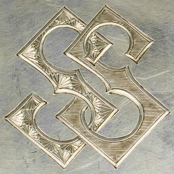 FAT, silver, Anders Nilsson, Lund. 1920. Vikt ca 460g.