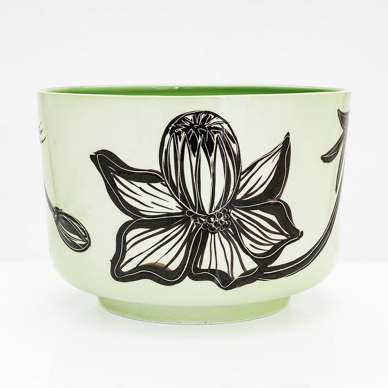 Heini Riitahuhta, A porcelain pot "Anemone" signed Heini Riitahuhta 2005.