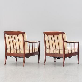 Kerstin Hörlin-Holmquist, fåtöljer, ett par, "Skrindan", 1900-talets senare del.